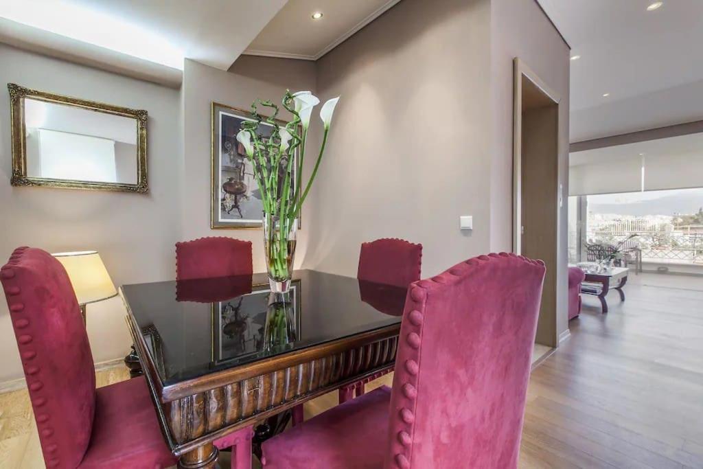 Luxury Acropolis View Duplex Penthouse In Thiseio 155M2 Athen Eksteriør bilde