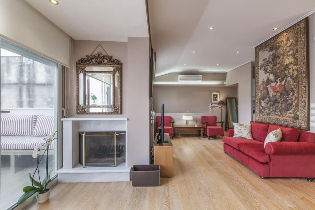 Luxury Acropolis View Duplex Penthouse In Thiseio 155M2 Athen Eksteriør bilde